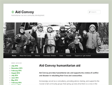 Tablet Screenshot of aidconvoy.net
